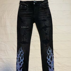 Bandana Blue Flame Amiri Jeans